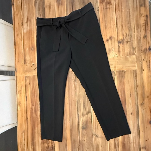 Ann Taylor Pants - Ann Taylor Black Tie-Waist Pants
